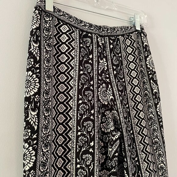 Boho Style High Waist Bell Bottom Yoga Bell Bottom Flare Pants - Size Small - Picture 2 of 5